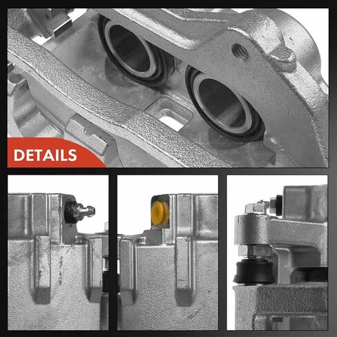 A-Premium Front Disc Brake Caliper Assembly with Bracket Compatible with Select Cadillac and Pontiac Models - SRX 2004-2009, CTS 2006-2007, STS 2005, STS 2006-2008, Bonneville 2004-2005, 2-PC Set in Saudi Arabia