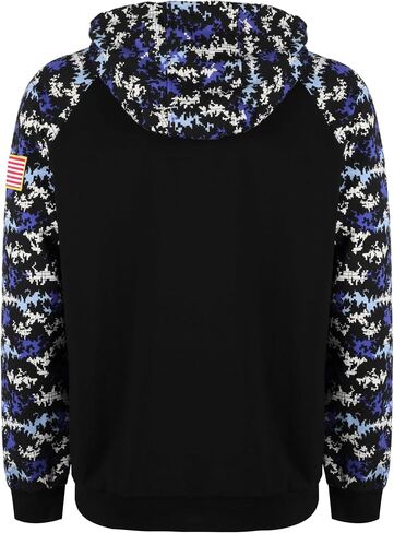 VATRENUS FR Hoodies for Men 7.5oz Cotton Camo Two-Tone Flame Resistant Pre-Washed Fire Retardant Welding Sweatshirt in Saudi Arabia