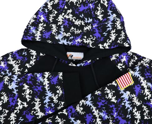 VATRENUS FR Hoodies for Men 7.5oz Cotton Camo Two-Tone Flame Resistant Pre-Washed Fire Retardant Welding Sweatshirt in Saudi Arabia