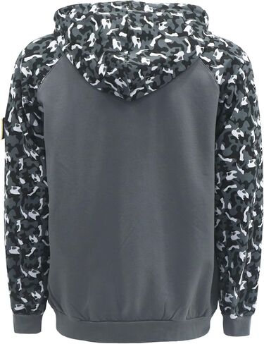 VATRENUS FR Hoodies for Men 7.5oz Cotton Camo Two-Tone Flame Resistant Pre-Washed Fire Retardant Welding Sweatshirt in Kuwait