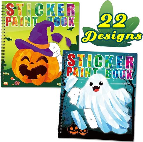 90shine 2PCS Summer Sticker Books for Kids Ages 4-8 End of The Year Gifts from Teacher for Students Create 22 Pictures in Saudi Arabia