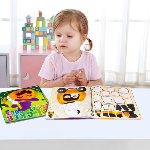 90shine 2PCS Summer Sticker Books for Kids Ages 4-8 End of The Year Gifts from Teacher for Students Create 22 Pictures in Saudi Arabia