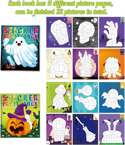 90shine 2PCS Summer Sticker Books for Kids Ages 4-8 End of The Year Gifts from Teacher for Students Create 22 Pictures in Saudi Arabia