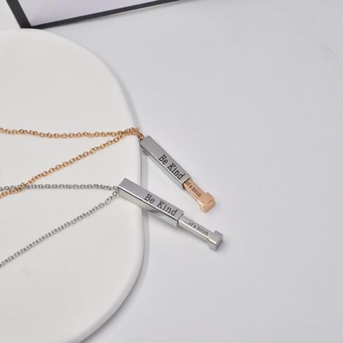 Be Kind Of A B Necklace Bracelet Set for Women Hidden Message Necklace Bracelet Set To Best Friends Sorority Sisters Friendship Gift Jewelry in Kuwait