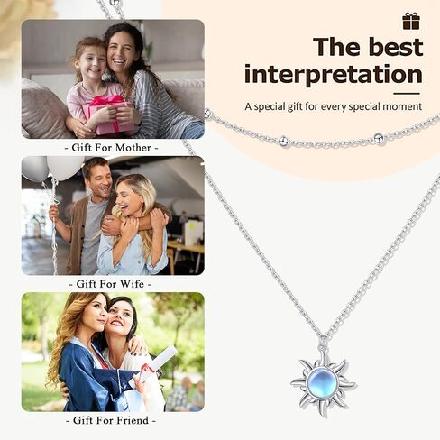 925 Sterling Silver Layered Necklace Double/Triple Multilayer Long Chain Infinity/Star Pendant Necklace Jewelry Gift for Women in Saudi Arabia