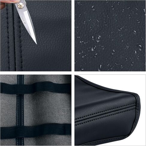 غطاء وحدة التحكم المركزية sportuli متوافق مع 2024 Tesla Cybertruck، غطاء وسادة مسند ذراع من الجلد الناعم المضاد للخدش لملحقات Tesla Cybertruck (جلد) in Kuwait