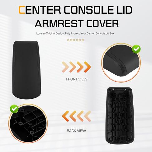 ILONPA Black Center Console Lid Cover Armrest Box Cover Compatible with 2013 2014 2015 2016 2017 2018 Nissan Altima in Saudi Arabia
