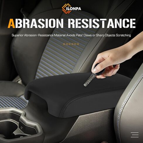 ILONPA Black Center Console Lid Cover Armrest Box Cover Compatible with 2013 2014 2015 2016 2017 2018 Nissan Altima in Saudi Arabia