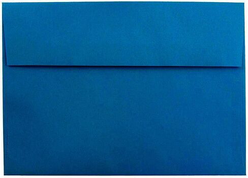 Deep Royal Blue 50 Boxed A6 (4-3/4 x 6-1/2) Envelopes for 4-1/2 X 6-1/4 Greeting Cards Invitations Announcements Showers Communions from The Envelope Gallery in Kuwait