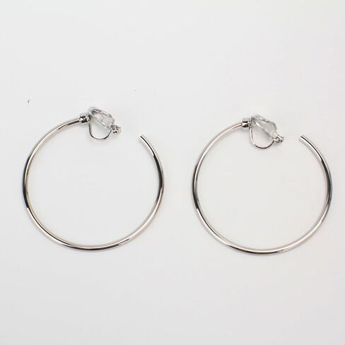 14K Gold Plated Clip on Hoop Earrings for Women, Non-Piercing, Trendy Fashion Jewelry Gifts in Saudi Arabia