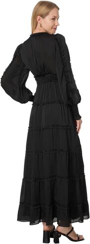 CeCe Women's Plisse Ruffle Maxi Dress in Saudi Arabia
