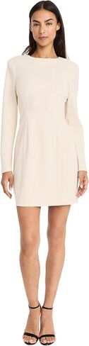 Donna Morgan Women's Elegant Long Sleeve Mini Fitted Silhouette with High Neckline-Versatile Cocktail Dress in Saudi Arabia