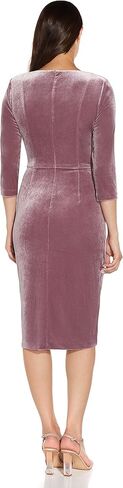 Adrianna Papell Women's Velvet Tie Front Dress in Saudi Arabia