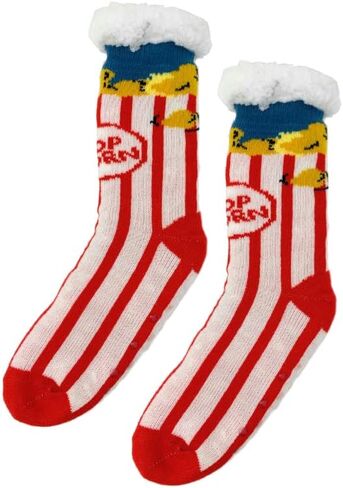 Women's Funny Grippers Slipper Socks, Fuzzy Winter Soft Sherpa Cozy Warm Socks, Cute Fluffy House Socks Gift in Kuwait