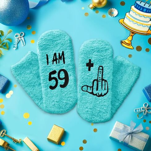 أفكار هدايا عيد الميلاد الستين للنساء من HAPPYPOP - جوارب لعمر 60 عامًا، أفضل الهدايا للمرأة في منتصف العمر بعمر 60 عامًا، جوارب عيد الميلاد الستين in Kuwait