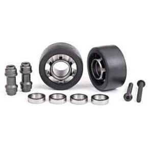 Traxxas X-Maxx/XRT Wheelie Bar Wheels Dark Titananium TRA7775A