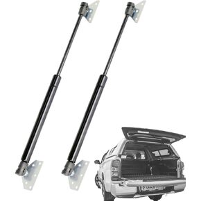 15 Inch 100lb/445N Gas Spring Gas Shock Strut Gas Struts Lift Supports with L-Type Mounts for Boat Cover RV Bed Storage Heavy Duty Tool Box Lid Cabinet Trap Door Trailer Floor Hatch Set of 2 (379mm)