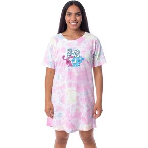 INTIMO Nickelodeon Blue's Clues Womens' Magenta Nightgown Sleep Pajama Shirt