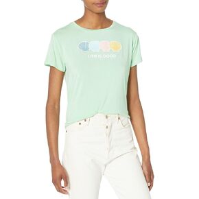 Life is Good Seashell Spectrum Lightweight Sleep Tee