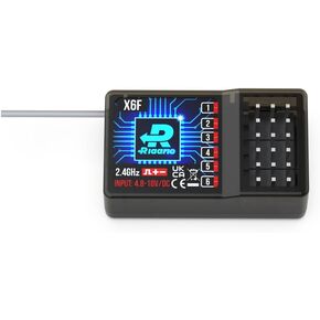 CROBOLL 4CH Independent Receiver for RC Racing Car, 2.4Ghz 4 Channels Remote Control Receiver Parts & Accessories