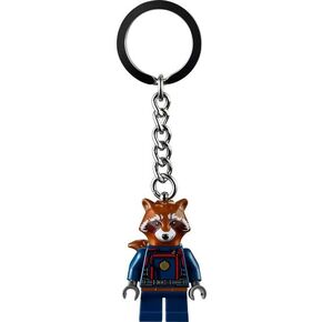 LEGO Marvel Superheroes Rocket Raccoon Minifigure Keyring 854296, Brown, Small