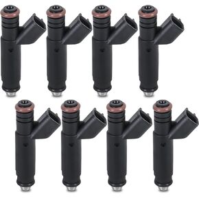 Fuel Injector Set of 8 Compatible for 2004-2008 Ford F150 E150 E250, 2004 2005 Ford Explorer/Mercury Mountaineer 4.6L V8 Replaces 4L3Z9F593BA FJ867