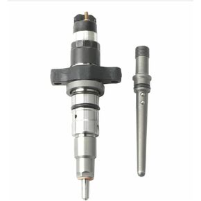 0445120255 Diesel Fuel Injector Compatible with Dodge RAM 2500/3500 Cummins 5.9L 2003-2004 With Connector Tube 305HP,Replace 0986435503 0445120018