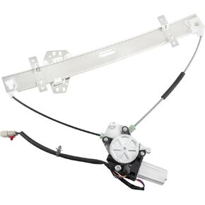 BOXI 741-742 Front Left Driver Side Power Window Regulator with Motor Fit for Honda Civic 2001 2002 2003 2004 2005 Sedan / 72250S5DA01 72250-S5D-A02