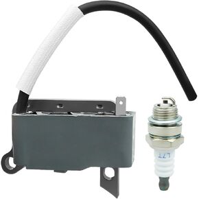 Ignition Coil with Spark Plug Fit for Echo Shindaiwa PB-770 PB-770H PB-770T PB-760LNT Backpack Blower Replace A411001521 C11454 A411001520 A411000490 A411000491