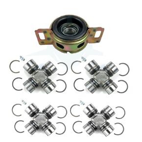 4 Pcs Driveshaft U Joints & Center Bearing Repair kit Replacement for Toyota Tacoma 1995-2004 4WD Replace 3723034040, 3723034030, 37230-34040, 37230-34030, 37230-0K040, 37230-35130