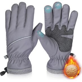 Winter Gloves Waterproof Windproof for Mens Women, Thermal Warm Gloves for Cold Weather, Insulated Snow Gloves for Touch Screen Skiing Cycling Running Driving Snowboarding Fishing Outdoor in Kuwait