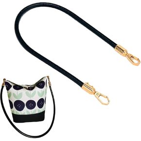 Cowhide Genuine Leather Purse Strap,Round Leather Cord for DIY Vintage Purse Straps