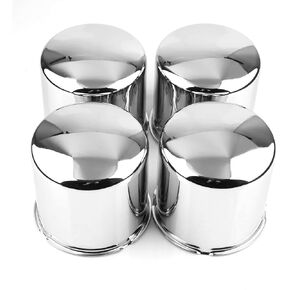 RTrhinoTuning 4PCS 4.25" Push Through Wheel Center Caps for Truck Trailer Wheel Rim Covers, 4.25" Hub, 4.33" Tall Hubcap