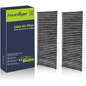 Cabin Air Filter (half only please buy 2)- Coconut Activated Carbon Replacement for Car Passenger CF10553, CP553 -Applicable for Nissan Frontier NV1500 NV2500 NV3500 Pathfinder Suzuk Equator