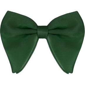 Oversized Bow Ties for Men, Pre-tied Black Bow Tie Solid Color Bowtie Tuxedo Bowties Men for Wedding/Party/Work/Casual