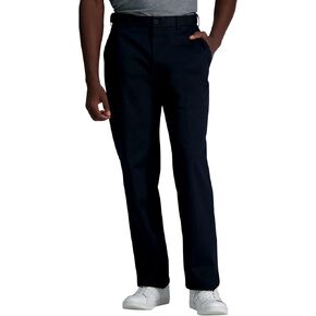 Haggar Men's Wrinkle Free Classic Fit Flat Front Khaki Pant