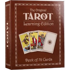 Da Brigh Original Tarot Learning Edition Tarot Cards with Meanings on Them, Keywords, Guidebook, and Workbook for Beginners, Inspired by The Rider Waite Tarot Deck