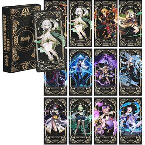 DoubleChin Genshin Impact Tarot Cards - 56 Piece Minor Arcana