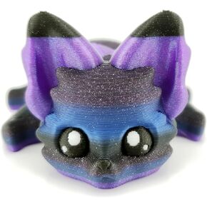 Lunar The Galaxy Fox 7.5 Inches - 3D Printed Fidget Fantasy Creature