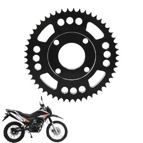Sprocket for Hawk 250,428-50T CNC 7075 Aluminum Alloy Rear Chain Sprocket for Hawk250/Hawk 250cc - Red