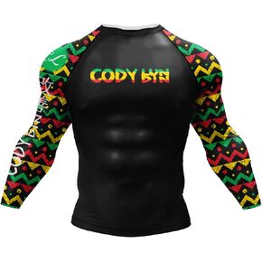 Red Plume Men’s Athletic Long Sleeve Compression Shirts/Men’s Cool Compression Top for Sports