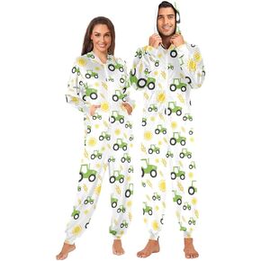 Ollabaky Adult Onesie Pajamas for Men & Women Long Sleeve One-Piece Costume Sleepwear Jumpsuit in Kuwait
