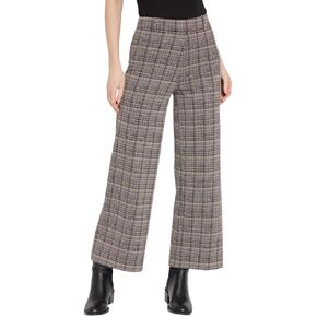 Lyssé Erin Wide Leg Ponte Jacquard Pants – High Waist Wide Leg Pants for Women, Made with Lightweight Ponte Knit Fabric