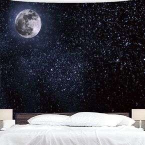 BJYHIYH Extra Large Halloween Blacklight Tapestry Wall Hanging Forest Tapestry for Bedroom Living Room Decor(90"×70")