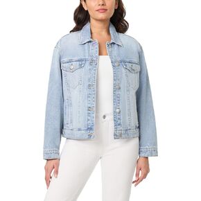 kensie Jeans for Women Oversized Denim Jacket, Small to X-Large