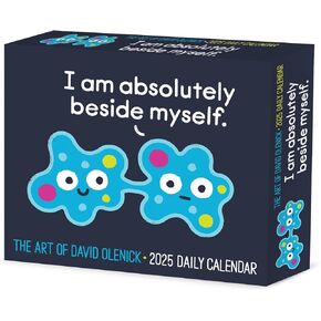 Willow Creek Press The Art of David Olenick Daily 2025 Box/Desk Calendar (5.86" x 4.72")
