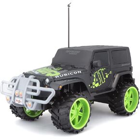 Maisto Tech R/C 1:16 Scale 2.4 GHz Off-Road Jeep Wrangler Rubicon, Black