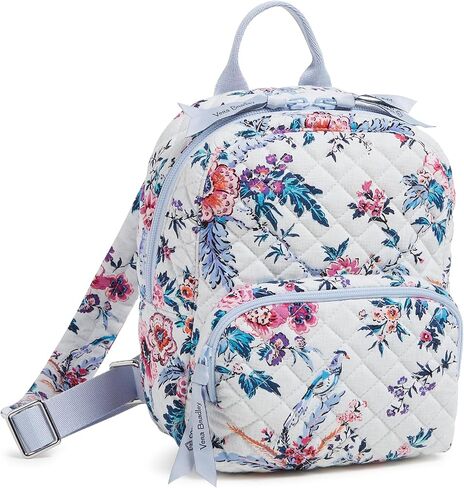 Vera Bradley Cotton Mini Backpack Purse, Magnifique Floral in Saudi Arabia