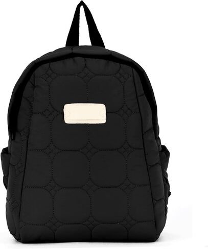Oweisong Quilted Puffer Backpack for Women Small Lightweight Puffy Daypack Casual Travel Designer Bag for Ladies in Saudi Arabia