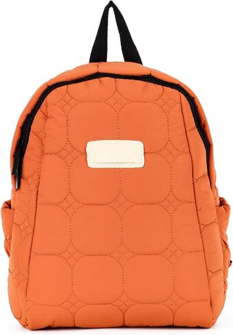 Oweisong Quilted Puffer Backpack for Women Small Lightweight Puffy Daypack Casual Travel Designer Bag for Ladies in Saudi Arabia